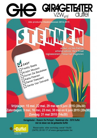 2015 "Stemmen" van Jo Van Damme - Garageteater Duffel